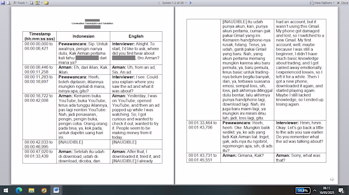 Business Conversation Transcription & Translation