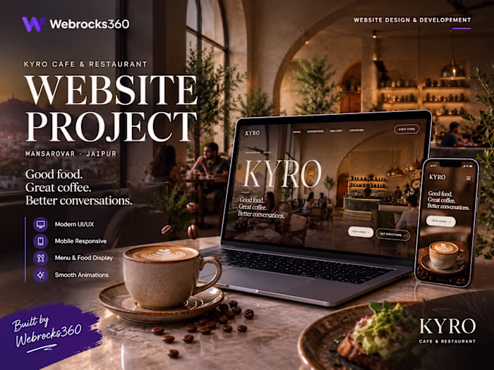 KYRO CAFE & RESTAURANT
Designed and