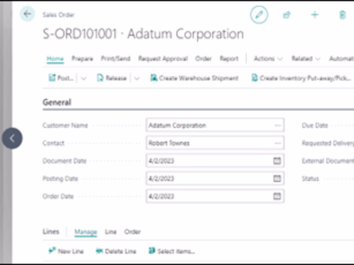 Setting up and customizing Business Central as per requirement.