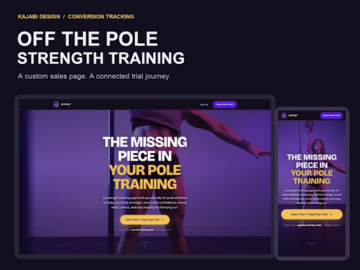 OTPST — Kajabi Sales Page & Meta Pixel Tracking