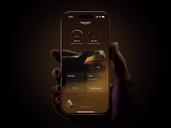 Aston Martin Car Remote App