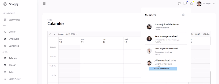 Admin Panel