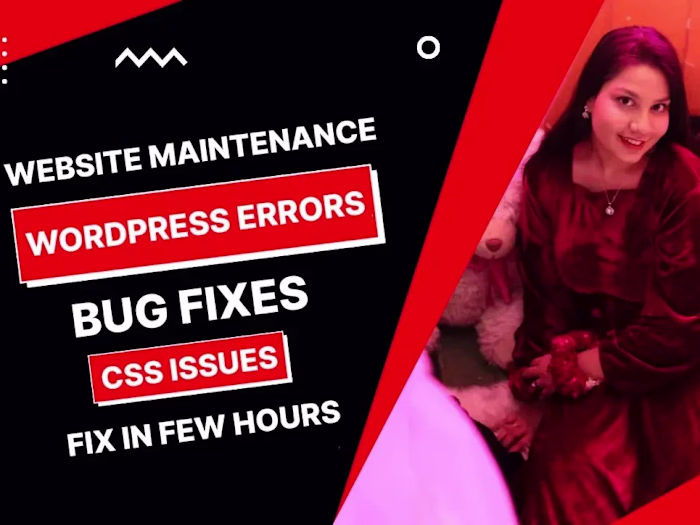 I will fix wordpress issues, website maintenance, wordpress help