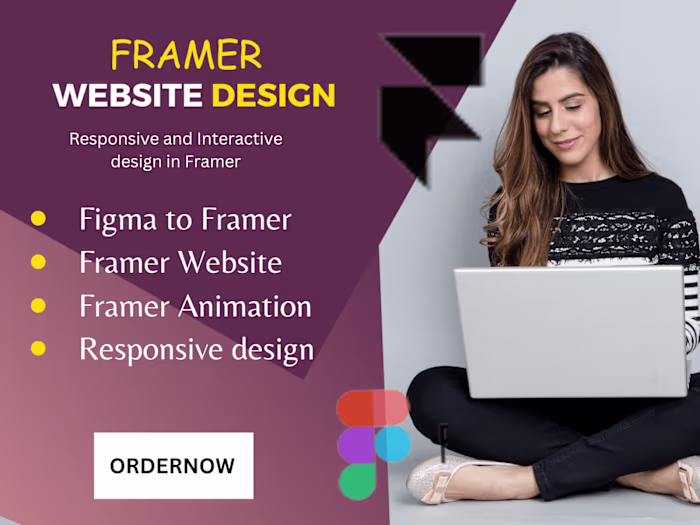 I will Create Stunning Framer Websites for You!