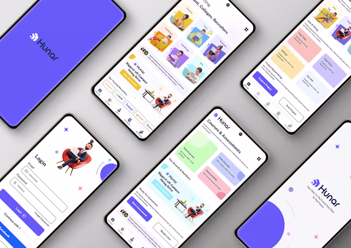 Mobile App layouts