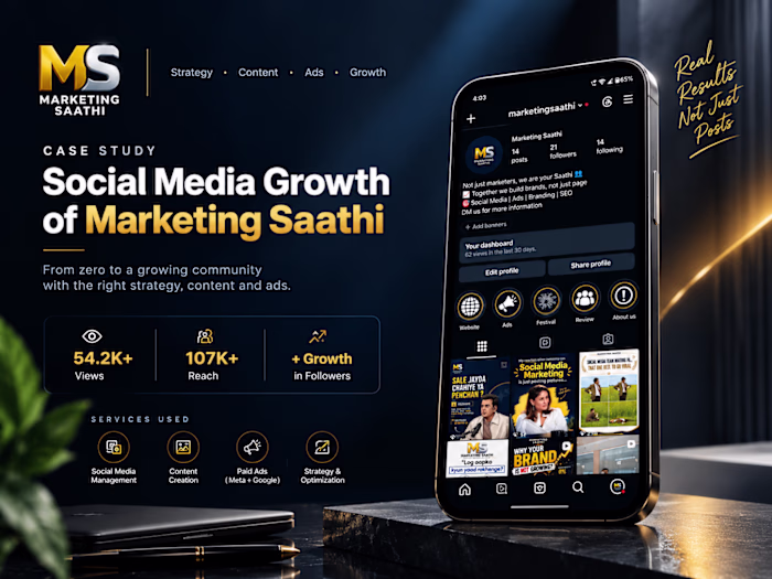 Marketing Saathi | Social Media Growth Strategy 
