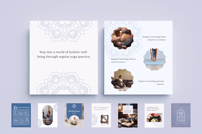 Yoga Studio - Content Strategy | Social Identity