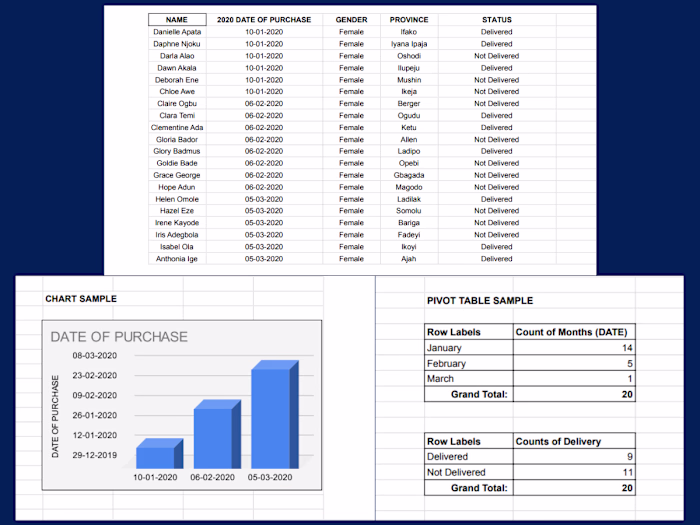 Data Sorting Spreadsheet