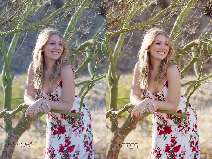 Lifestyle photo retouching