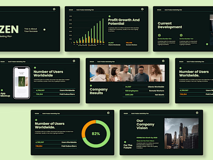DRIZEN - SAAS Product Marketing Deck