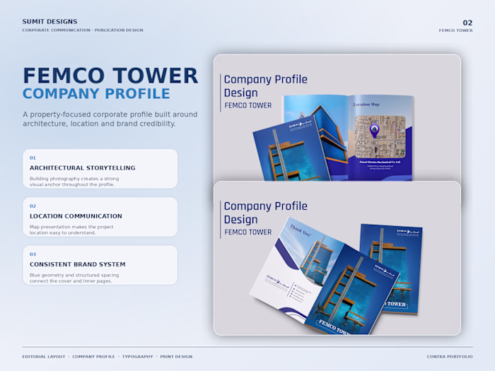 I designed this corporate company