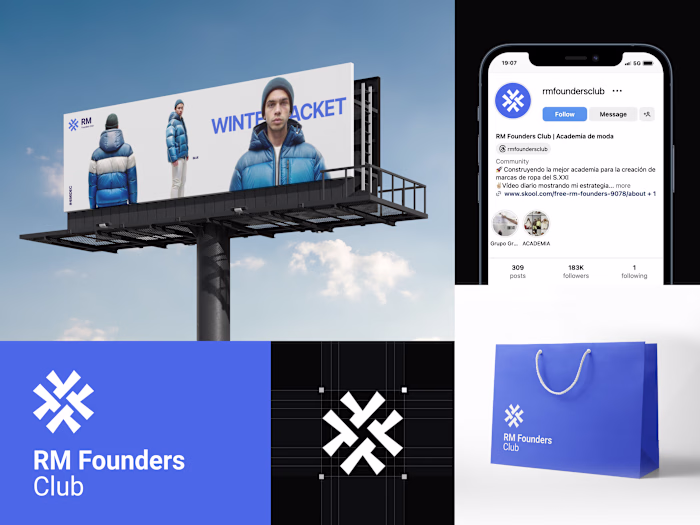 RM Founders Club A Fresh, Modern Identity