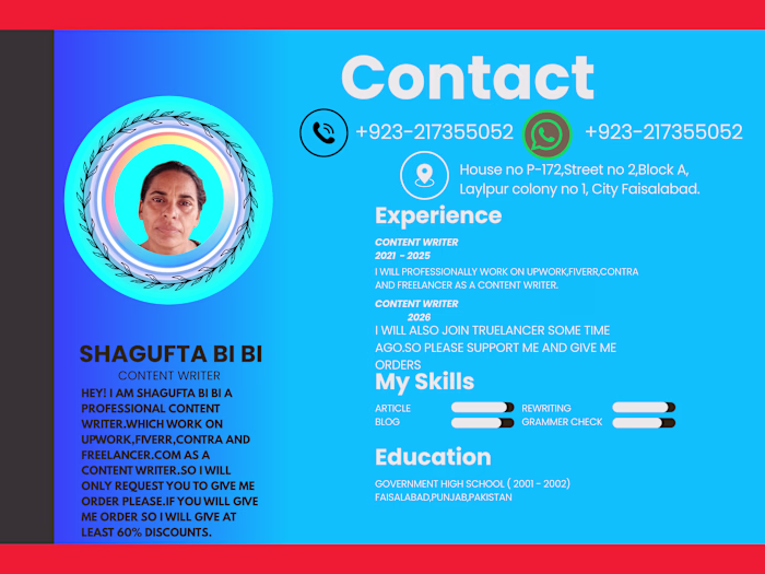 MY  ANOTHER CV.