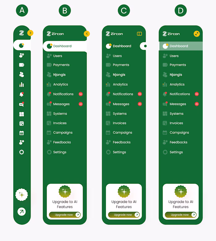Collapsible Side Nav-Tabs for Admin