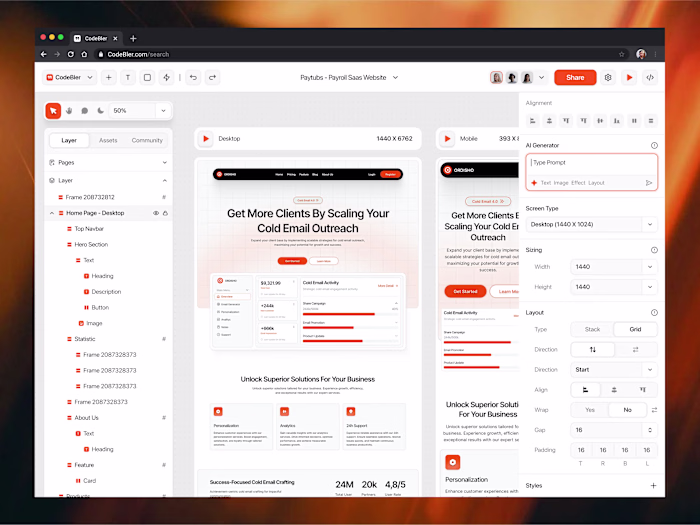Codebler - AI Website Builder