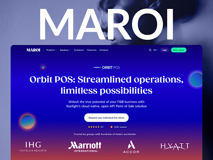 MAROI — Orbit POS System Web Design