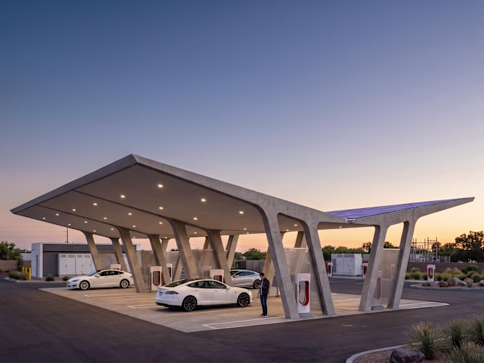 Cutting-edge Solar EV Charging Station