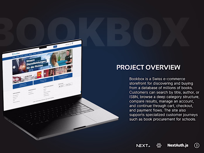 Bookbox is a Swiss e-commerce