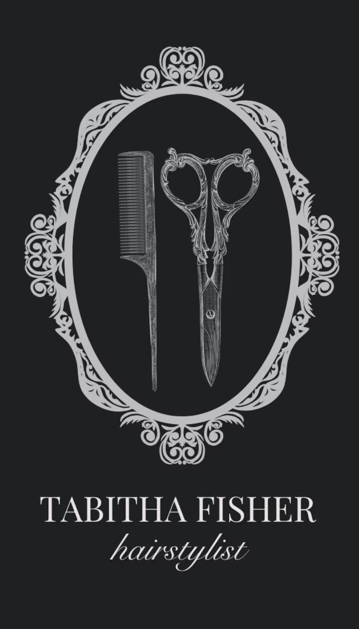 Hairstylist business cards 