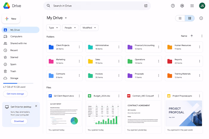 Google Drive Sorting and Management