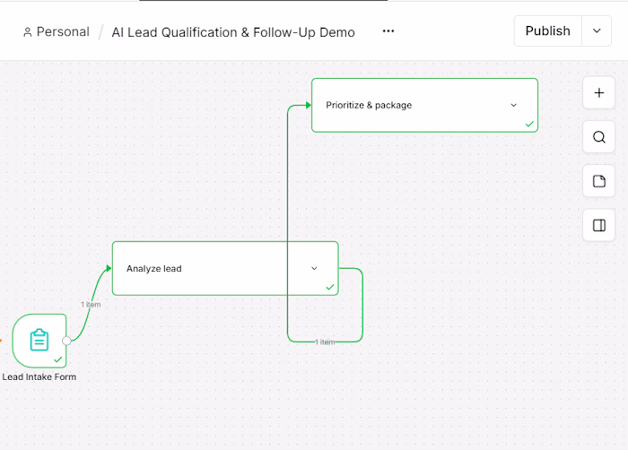 AI Lead Qualification Workflow Architecture