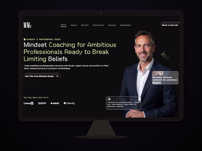 Mindset Mastery — Coaching Website & Webflow