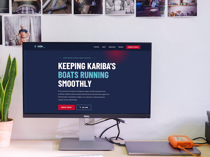 Responsive Website Design for Kariba Outboard Tech