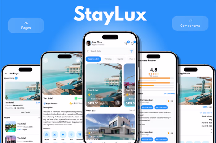 StayLux – Hotel Booking App