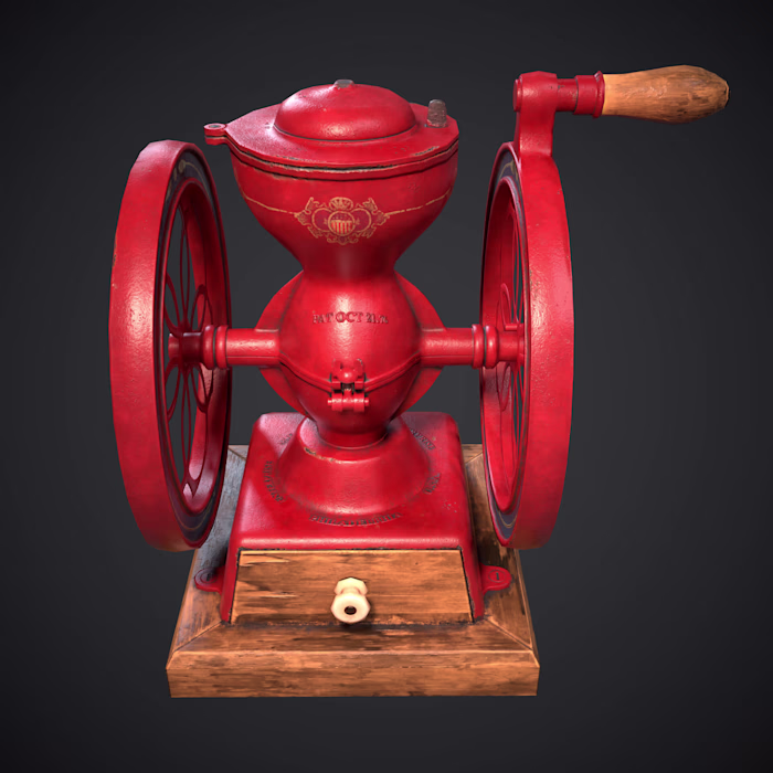Game-ready coffee grinder 