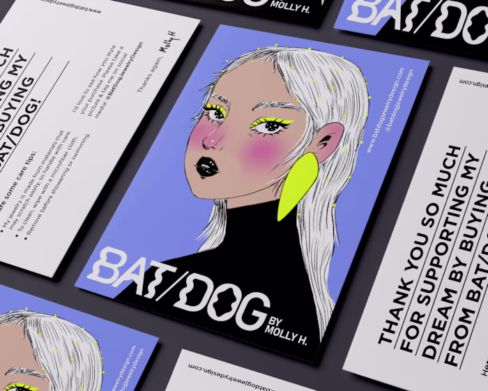 Bat/Dog Brand Identity