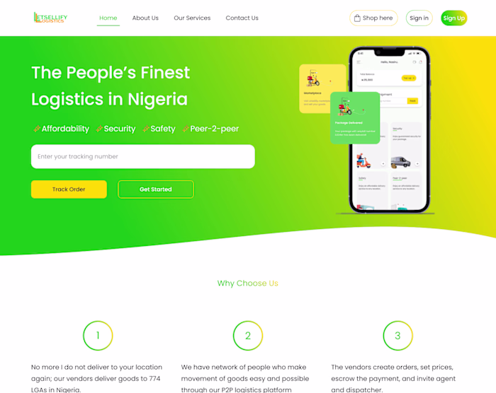 Letsellify Logistics