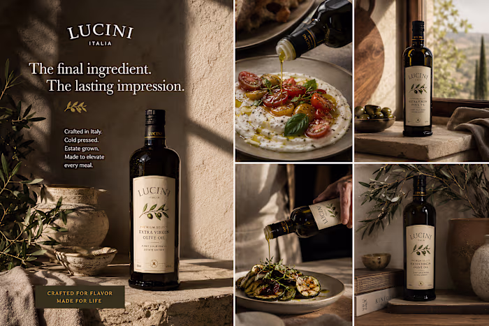 Lucini Italia - Luxury Food Campaign Concept