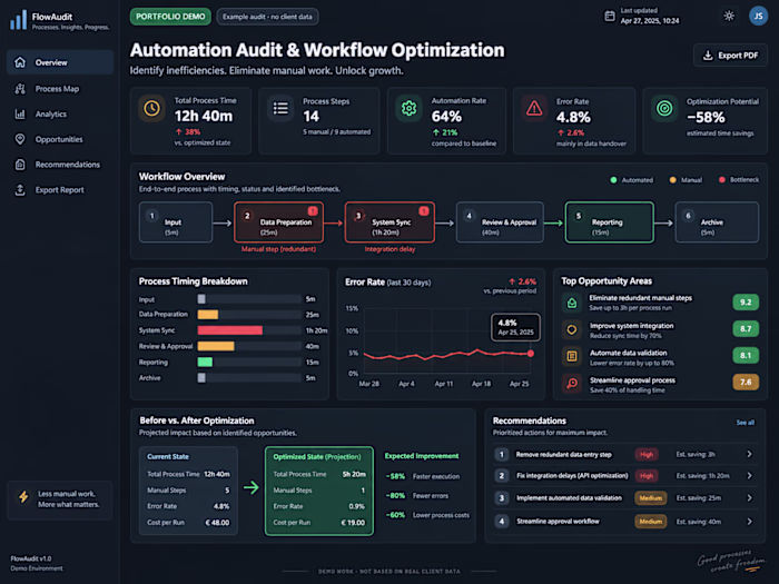 Automation Audit & Workflow Optimization
