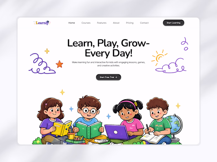 This educational platform was designed
