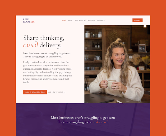 Rise Rooted Website Design and Webflow Development