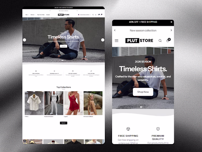 Premium Fashion Shopify Store Redesign