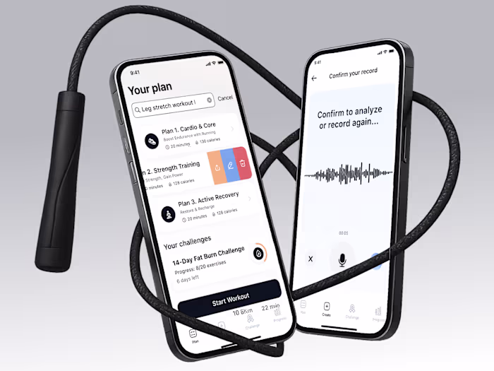 AI Fitness app | UI/UX | Healthcare