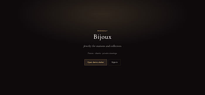 Webdesly Bijoux — Jewelry Maison Ops