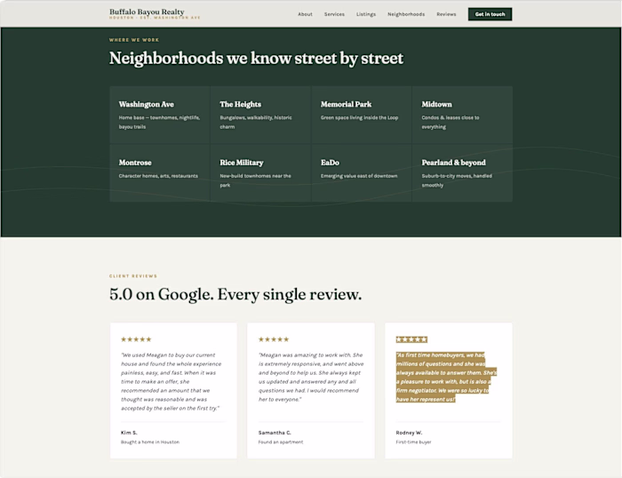These are the website that
