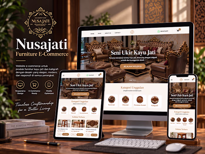 NUSAJATI | E-Commerce Website for