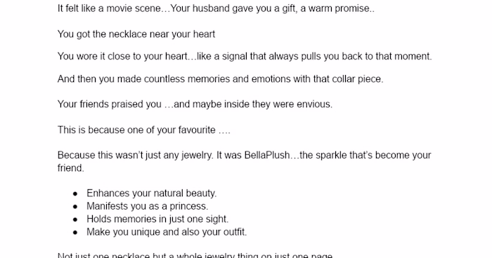 Engaging Email Campaign for BellaPlush