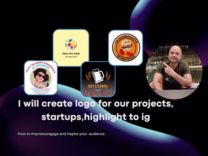 I will create logo for our projects, startups, highlight to ig