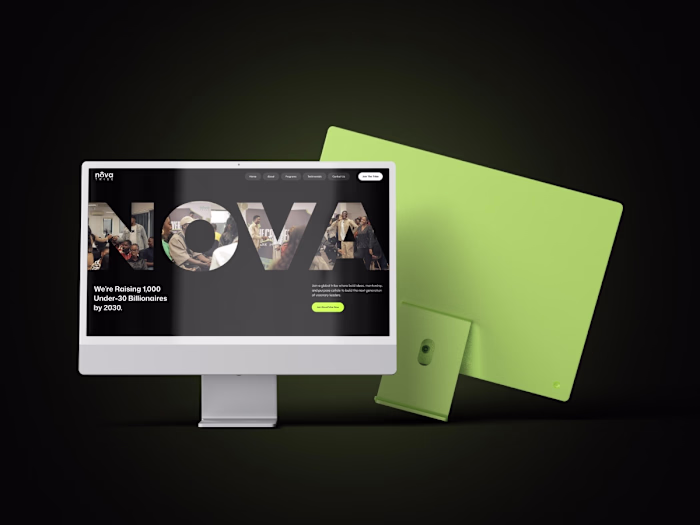Nova Tribe — Website Design & Development for a Global Young...