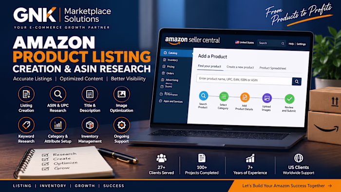 Amazon Product Listing Creation &