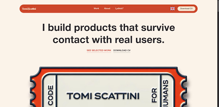 Bilingual Portfolio Website Development
