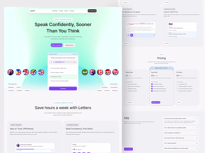 LEXAY - Language Learning Platform