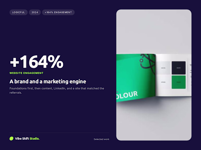 Logicful: a social rebuild, +164%