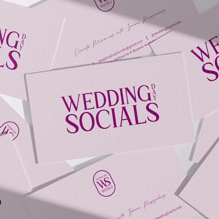 Wedding Day Socials | Brand Identity Design 
