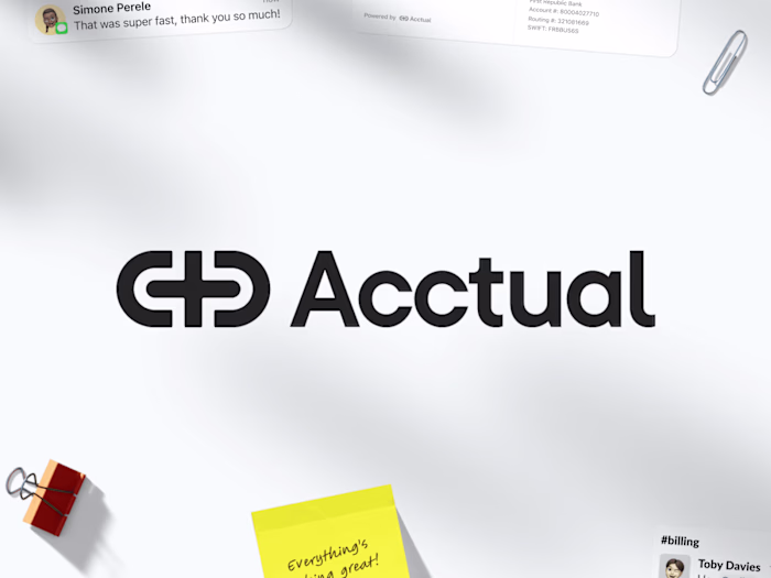 Acctual Landing Page