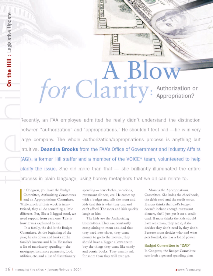 A Blow for Clarity